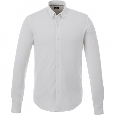 Logo trade corporate gift photo of: Bigelow long sleeve men's pique shirt