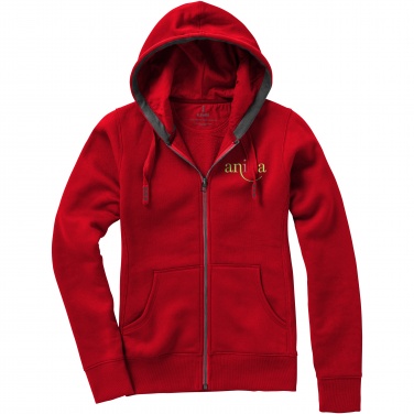 Logotrade promotional merchandise photo of: Arora women's full zip hoodie