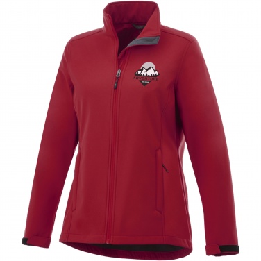 Logo trade promotional giveaways picture of: Maxson women's softshell jacket