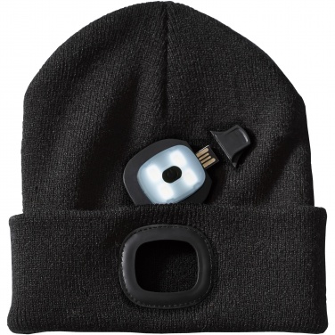 Logo trade promotional items image of: Mighty LED knit beanie