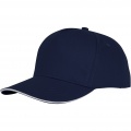 Ceto 5 panel sandwich cap, Navy