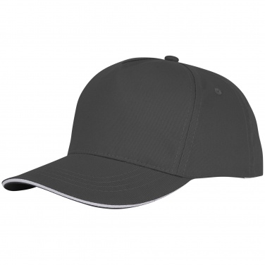 Logo trade promotional item photo of: Ceto 5 panel sandwich cap