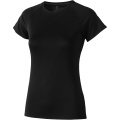 Niagara short sleeve women's cool fit t-shirt, Solid black