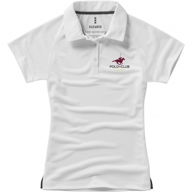 Logo trade business gifts image of: Ottawa short sleeve women's cool fit polo