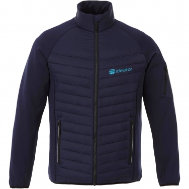 Logo trade promotional giveaways image of: Banff men's hybrid insulated jacket