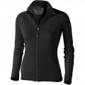 Mani women's performance full zip fleece jacket, Solid black