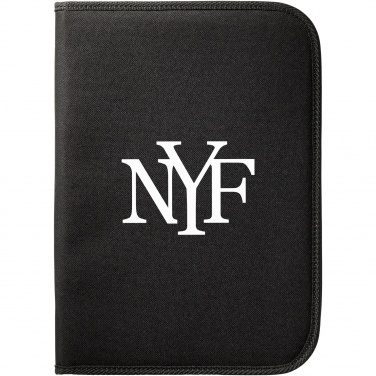 Logo trade promotional products image of: Berkely A4 zippered portfolio