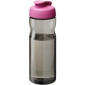 H2O Active® Eco Base 650 ml flip lid sport bottle, Charcoal / Magenta