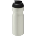 H2O Active® Eco Base 650 ml flip lid sport bottle, Ivory white / Solid black