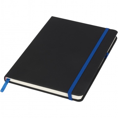 Logo trade business gift photo of: Noir medium notebook