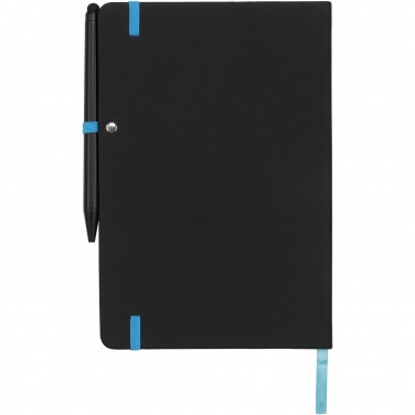 Logo trade promotional merchandise photo of: Noir Edge medium notebook