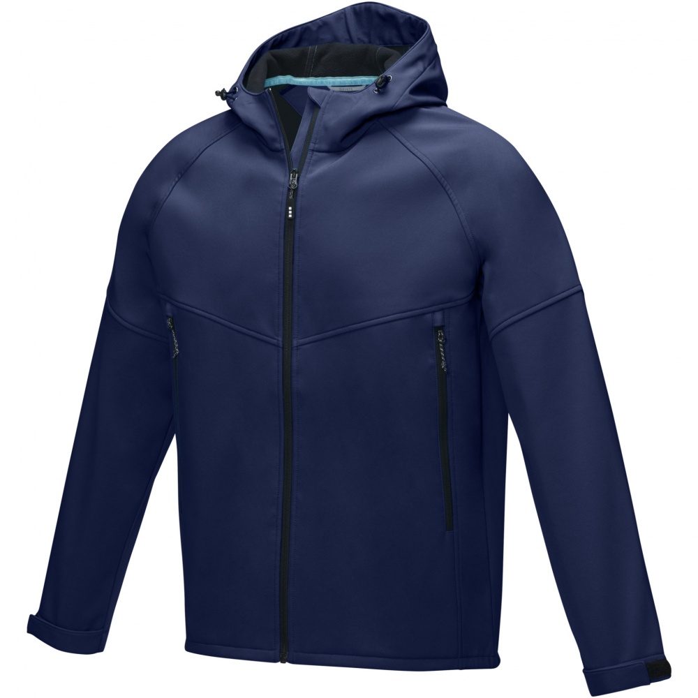 Logo trade advertising products image of: Coltan men’s GRS recycled softshell jacket