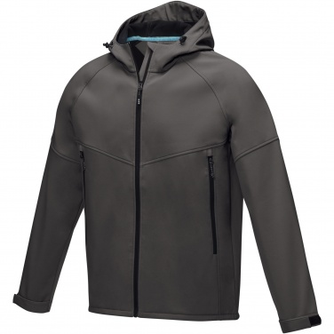 Logo trade corporate gifts picture of: Coltan men’s GRS recycled softshell jacket