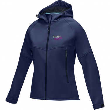 Logo trade promotional giveaway photo of: Coltan women’s GRS recycled softshell jacket