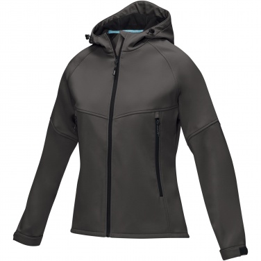 Logo trade promotional items picture of: Coltan women’s GRS recycled softshell jacket