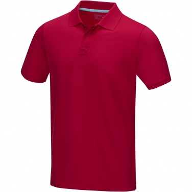 Logo trade promotional merchandise picture of: Graphite short sleeve men’s organic polo