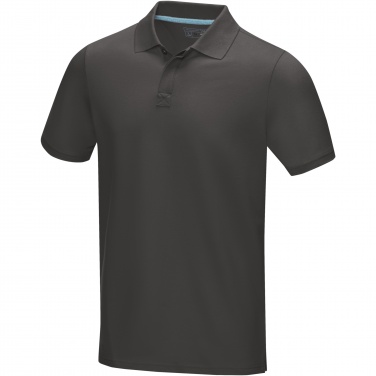 Logotrade promotional item picture of: Graphite short sleeve men’s organic polo