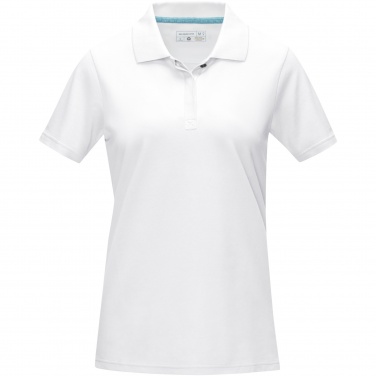 Logo trade corporate gifts image of: Graphite short sleeve women’s organic polo