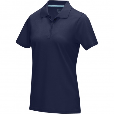 Logotrade promotional merchandise photo of: Graphite short sleeve women’s organic polo