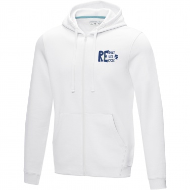 Logo trade corporate gift photo of: Ruby men’s organic recycled full zip hoodie