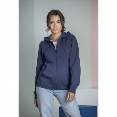 Logotrade business gift image of: Ruby women’s organic recycled full zip hoodie