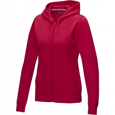 Logotrade promotional gift image of: Ruby women’s organic recycled full zip hoodie