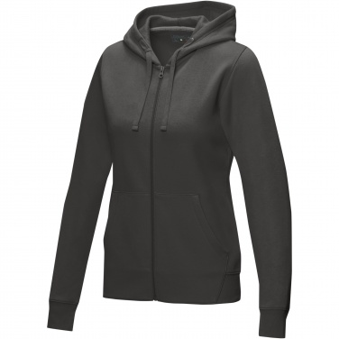 Logotrade promotional merchandise picture of: Ruby women’s organic recycled full zip hoodie