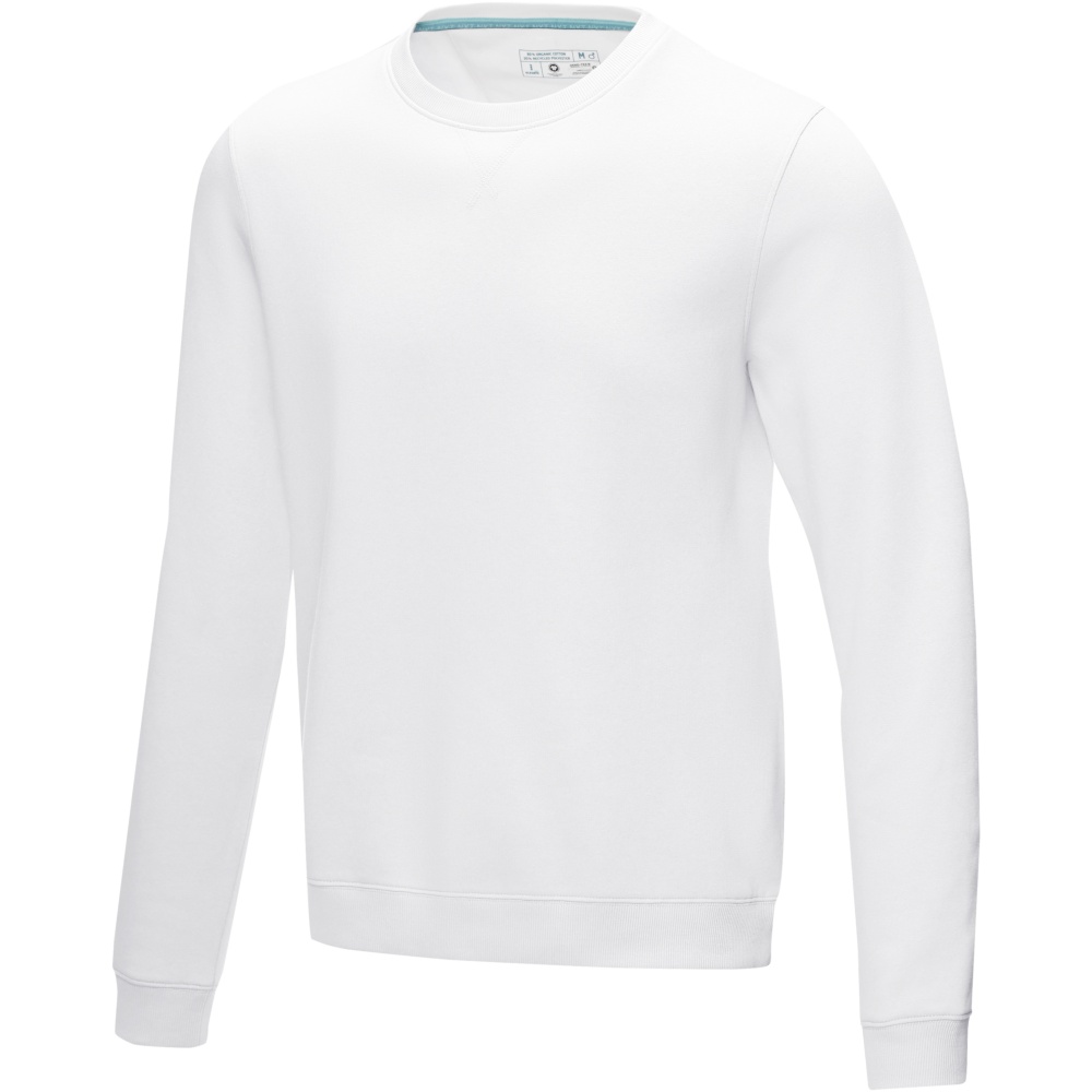 Logo trade advertising products picture of: Jasper men’s organic recycled crewneck sweater