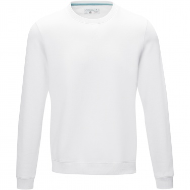 Logo trade corporate gifts image of: Jasper men’s organic recycled crewneck sweater