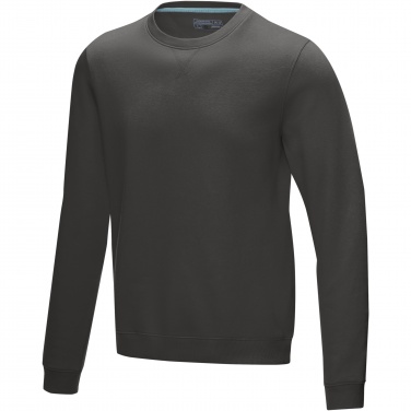 Logo trade promotional gifts picture of: Jasper men’s organic recycled crewneck sweater