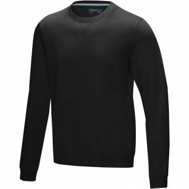 Logotrade promotional merchandise picture of: Jasper men’s organic recycled crewneck sweater