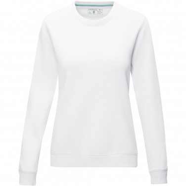 Logotrade promotional giveaway image of: Jasper women’s organic recycled crewneck sweater