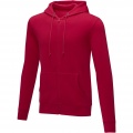 Theron men’s full zip hoodie, Red