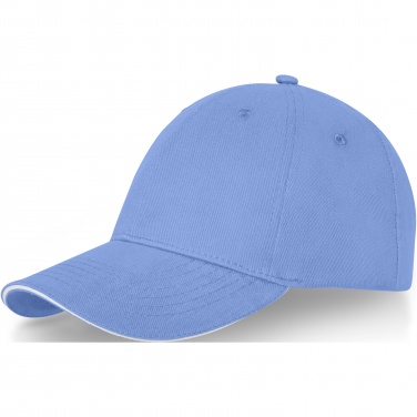 Logo trade advertising products image of: Darton 6 panel sandwich cap