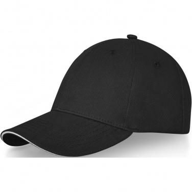 Logo trade promotional giveaways picture of: Darton 6 panel sandwich cap