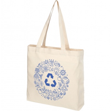 Logotrade advertising product image of: Pheebs 210 g/m² recycled gusset tote bag 13L