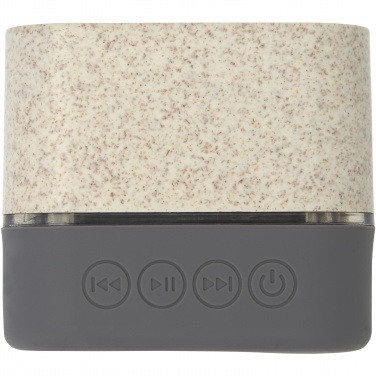 Logo trade corporate gifts picture of: Aira wheat straw Bluetooth® speaker