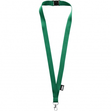 Logotrade promotional product image of: Tom recycled PET lanyard with breakaway closure