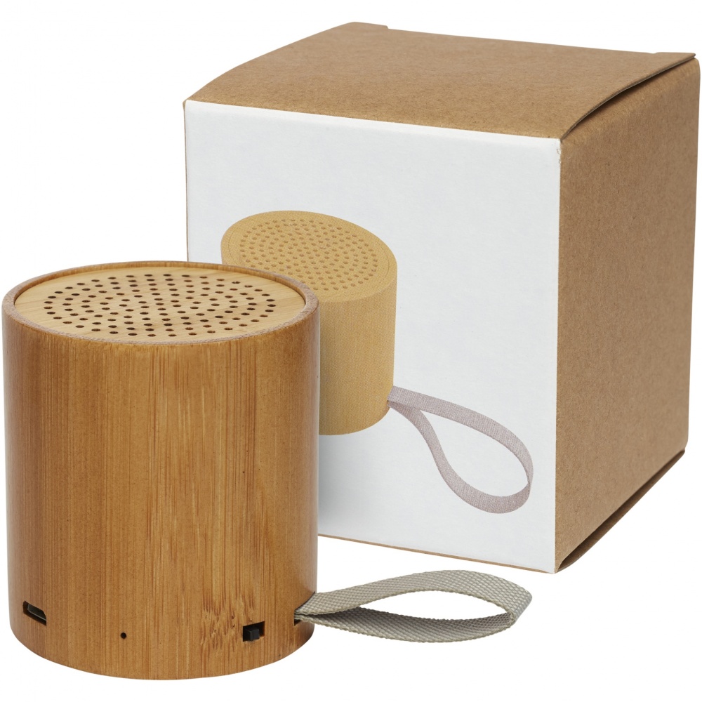 Logo trade advertising product photo of: Lako bamboo Bluetooth® speaker 