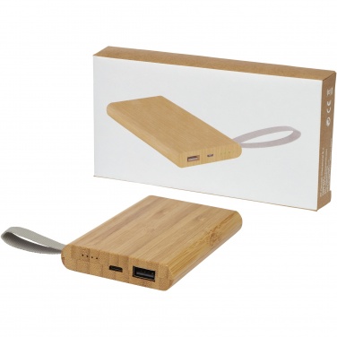 Logotrade promotional giveaways photo of: Tulda 5000 mAh bamboo power bank