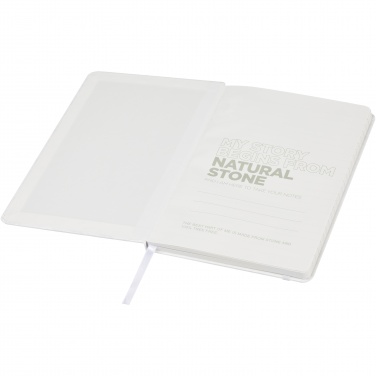 Logo trade promotional products picture of: Breccia A5 stone paper notebook