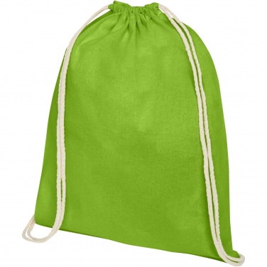 Logotrade corporate gifts photo of: Oregon 140 g/m² cotton drawstring bag 5L