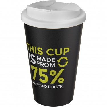 Logo trade promotional gift photo of: Americano® Eco 350 ml recycled tumbler with spill-proof lid