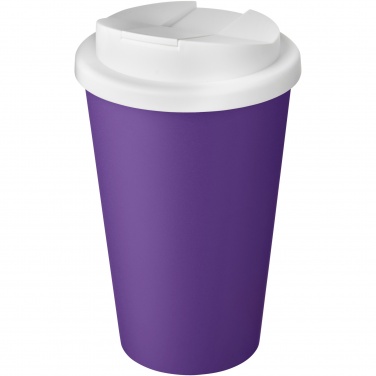 Logo trade promotional products image of: Americano® Eco 350 ml recycled tumbler with spill-proof lid