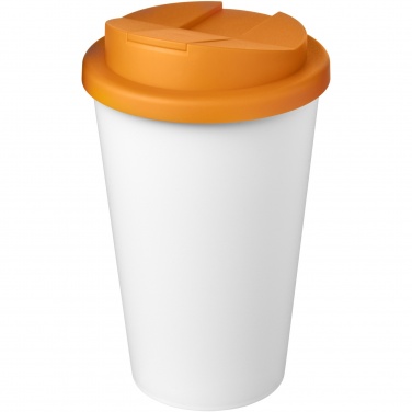 Logo trade promotional products image of: Americano® Eco 350 ml recycled tumbler with spill-proof lid