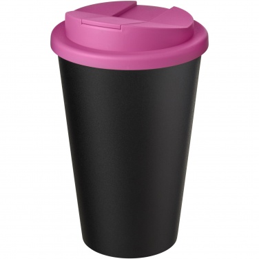 Logo trade promotional merchandise photo of: Americano® Eco 350 ml recycled tumbler with spill-proof lid