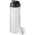 Baseline Plus 650 ml shaker bottle, Solid black / Frosted clear