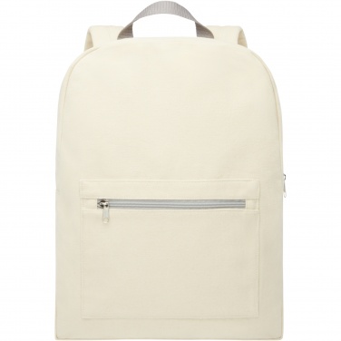 Logo trade corporate gifts picture of: Pheebs 450 g/m² recycled cotton and polyester backpack 10L