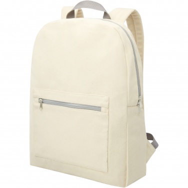 Logotrade promotional merchandise picture of: Pheebs 450 g/m² recycled cotton and polyester backpack 10L