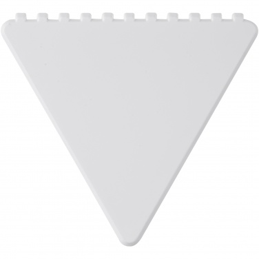 Logo trade business gifts image of: Frosty triangular recycled plastic ice scraper